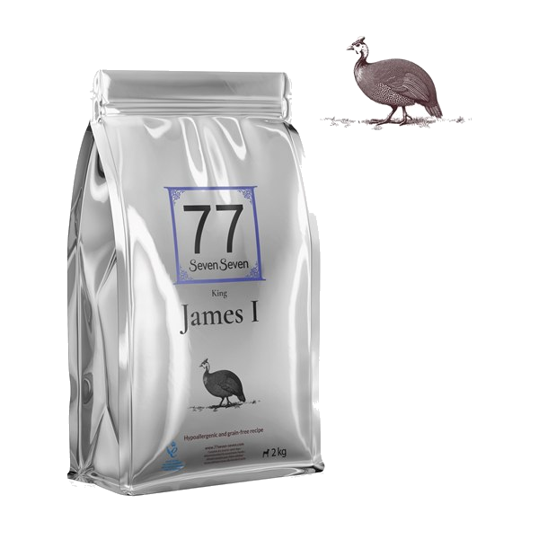 77 Seven Seven James I z Perliczką – opakowanie karmy