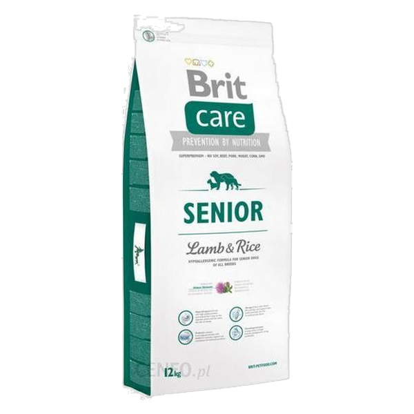 Brit Care Hypoallergenic Senior Jagnięcina z Ryżem – opakowanie karmy
