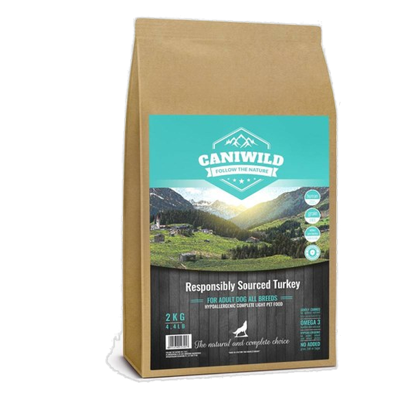 Caniwild Turkey Light and Senior – opakowanie karmy
