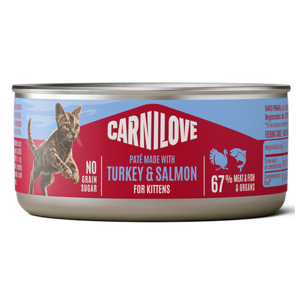 Karma Karma dla kociąt Carnilove Paté indyk i łosoś