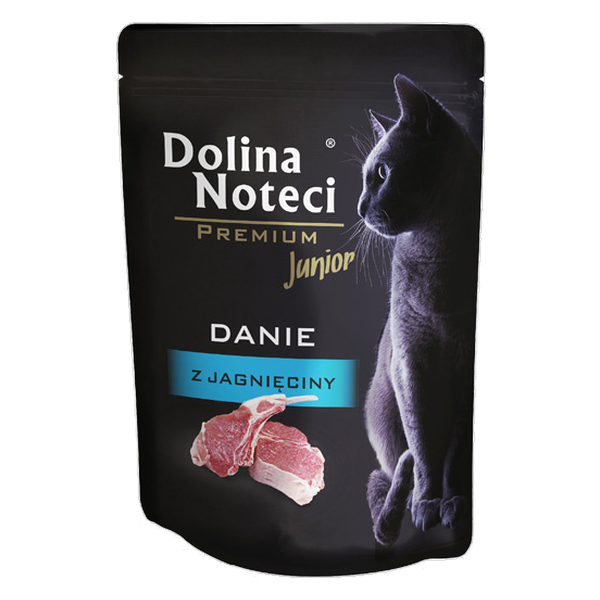 Ranking Mokrych Karm Dla Kociąt w 2026 Roku – 3 miejsce: Dolina Noteci Junior jagnięcina