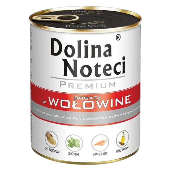 Dolina Noteci Premium Wołowina – 5. miejsce w rankingu mokrych karm dla shar pei