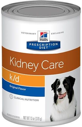 Najlepsza karma dla psa z niewydolnością nerek – Hill's Prescription Diet Canine k/d (karma mokra)