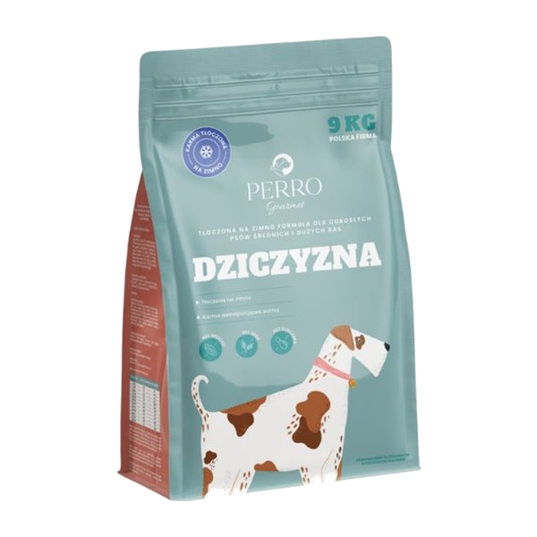 PERRO Gourmet Dziczyzna tłoczona na zimno – 4. miejsce w rankingu suchych karm hipoalergicznych dla psa dorosłego